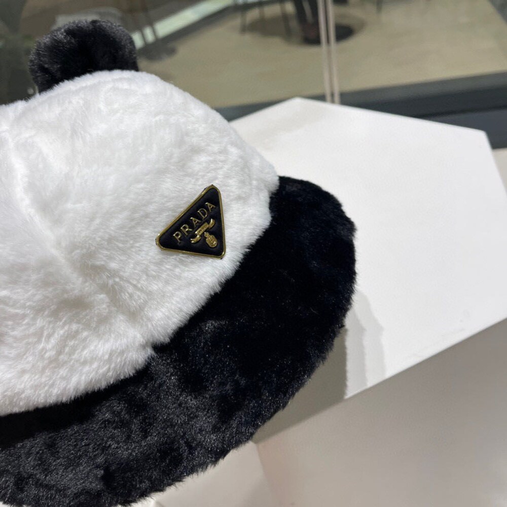 Prada Panda Teddy Bucket Hat - Picture 2 of 7